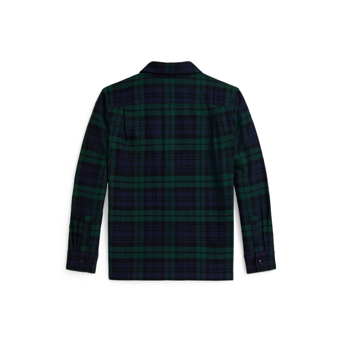 'Plaid Camp Collar Shirt' pour Garçons