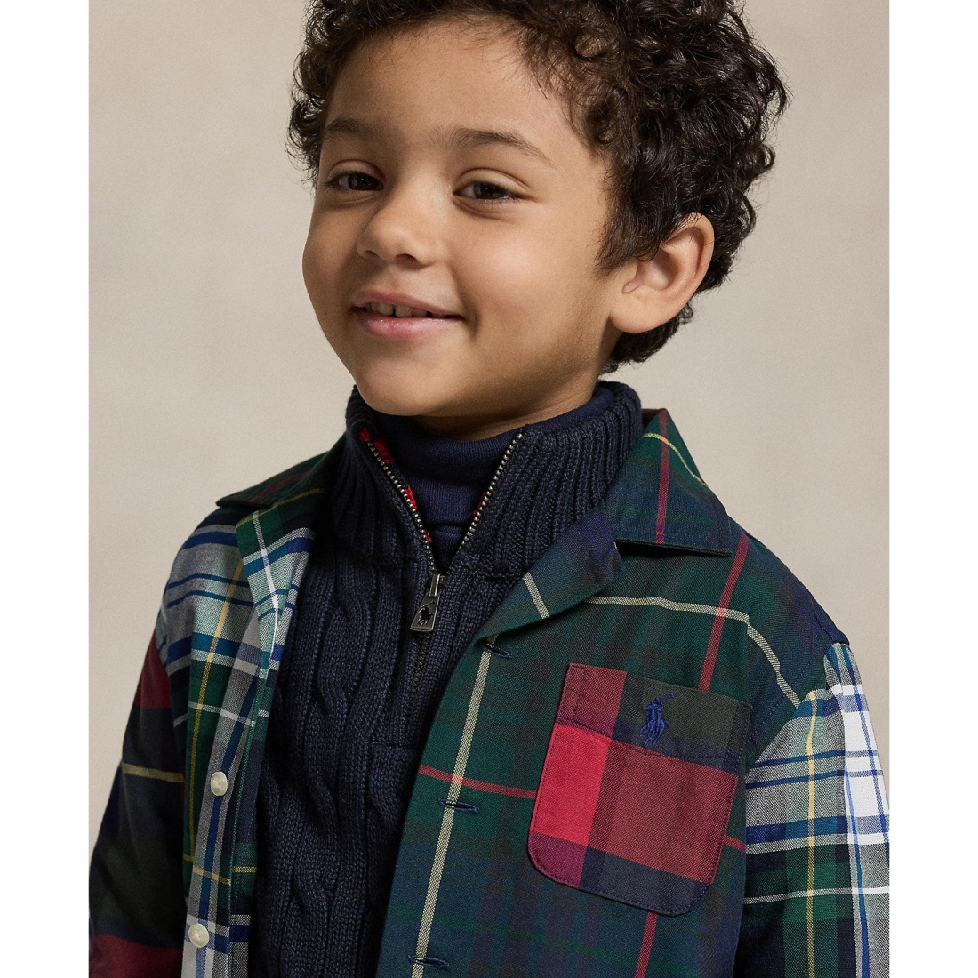 'Plaid Oxford Fun Shirt' pour Garçons
