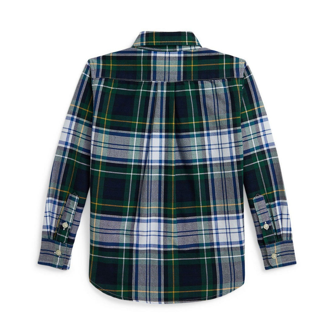 'Plaid Cotton Oxford Shirt' für Jungen