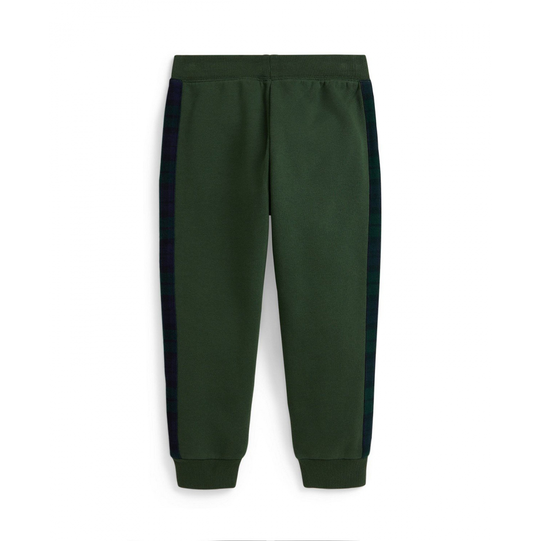 'Plaid-Trim Fleece Jogger Pant' pour Garçons