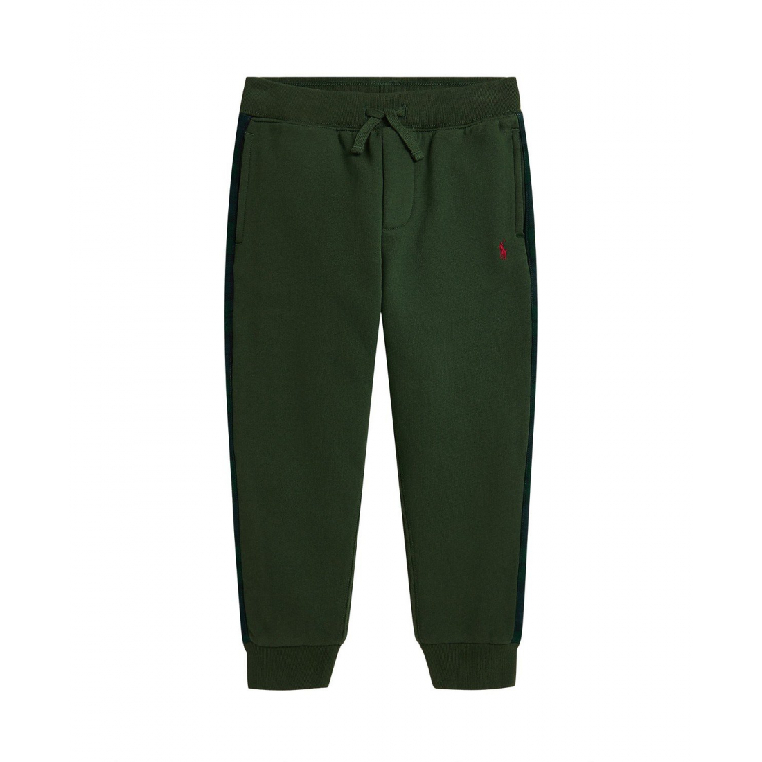 'Plaid-Trim Fleece Jogger Pant' pour Garçons