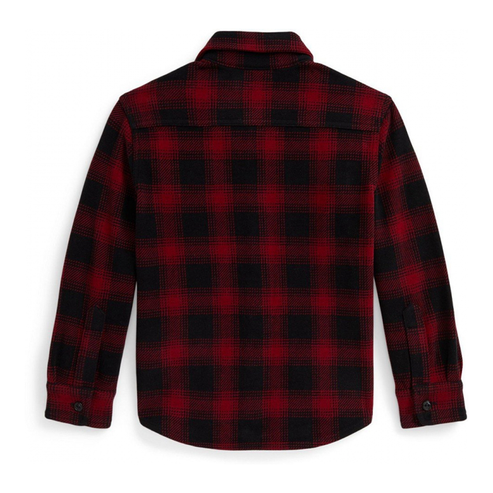 'Plaid Long Sleeve Shirt' pour Garçons
