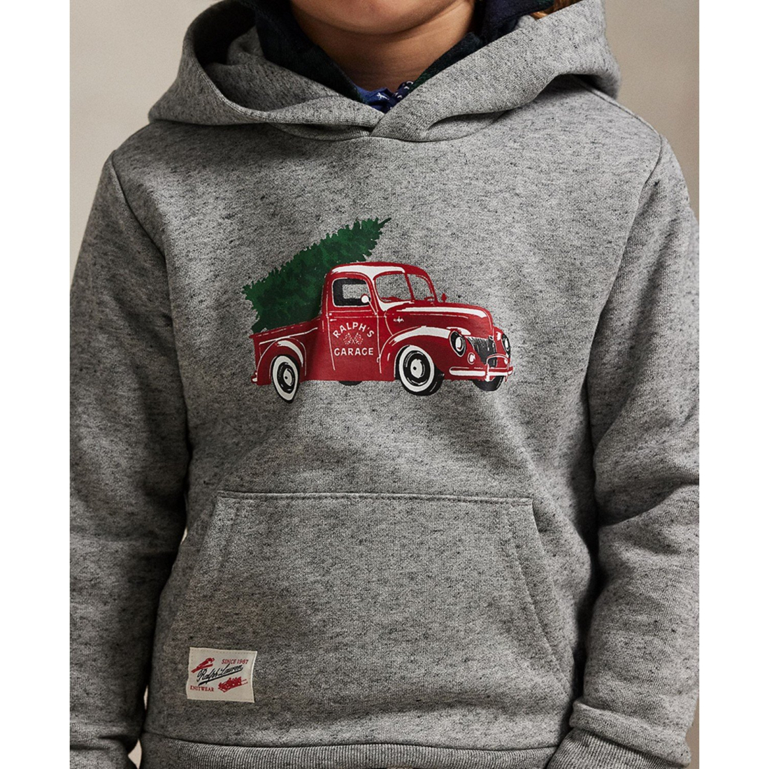 'Truck Printed Long Sleeve Hoodie' für Jungen
