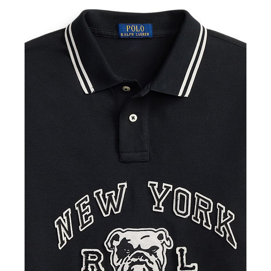 'Cotton Mesh Graphic Polo Shirt' pour Garçons