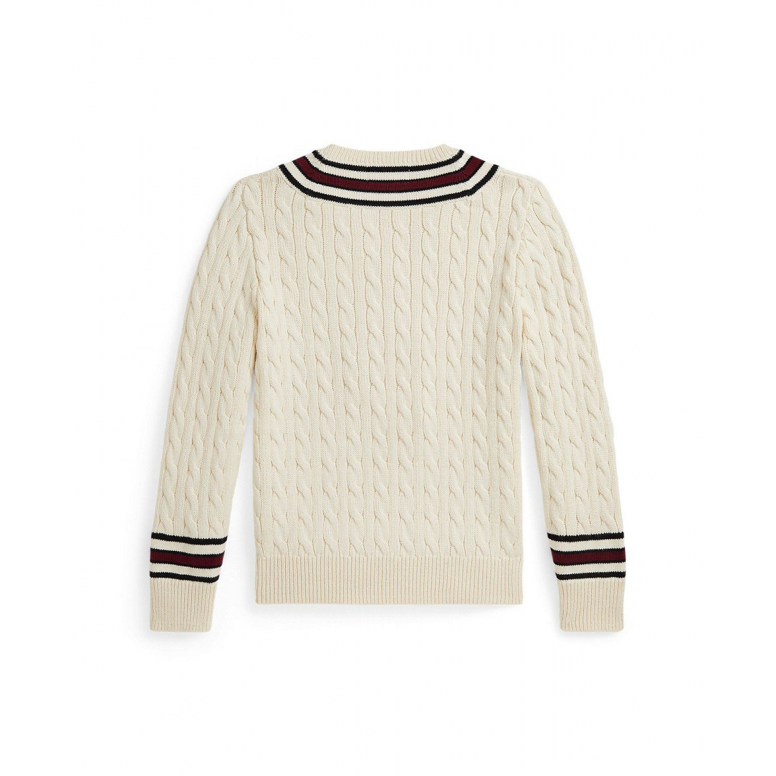 'Stripe Detail Cricket Sweater' pour Garçons