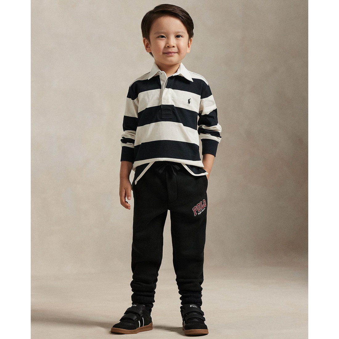 'Striped Rugby T-Shirt' pour Garçons