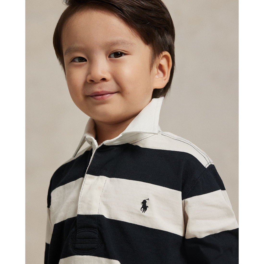 'Striped Rugby T-Shirt' pour Garçons