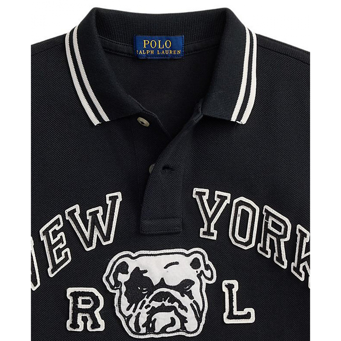 'Cotton Mesh Graphic Polo Shirt' pour Garçons