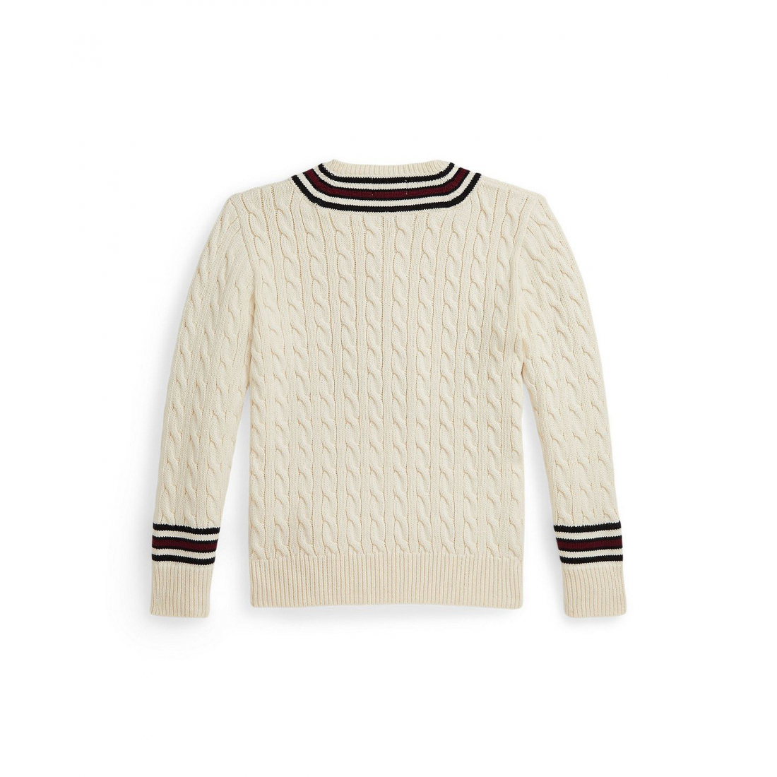 'Stripe Detail Cricket Sweater' pour Garçons