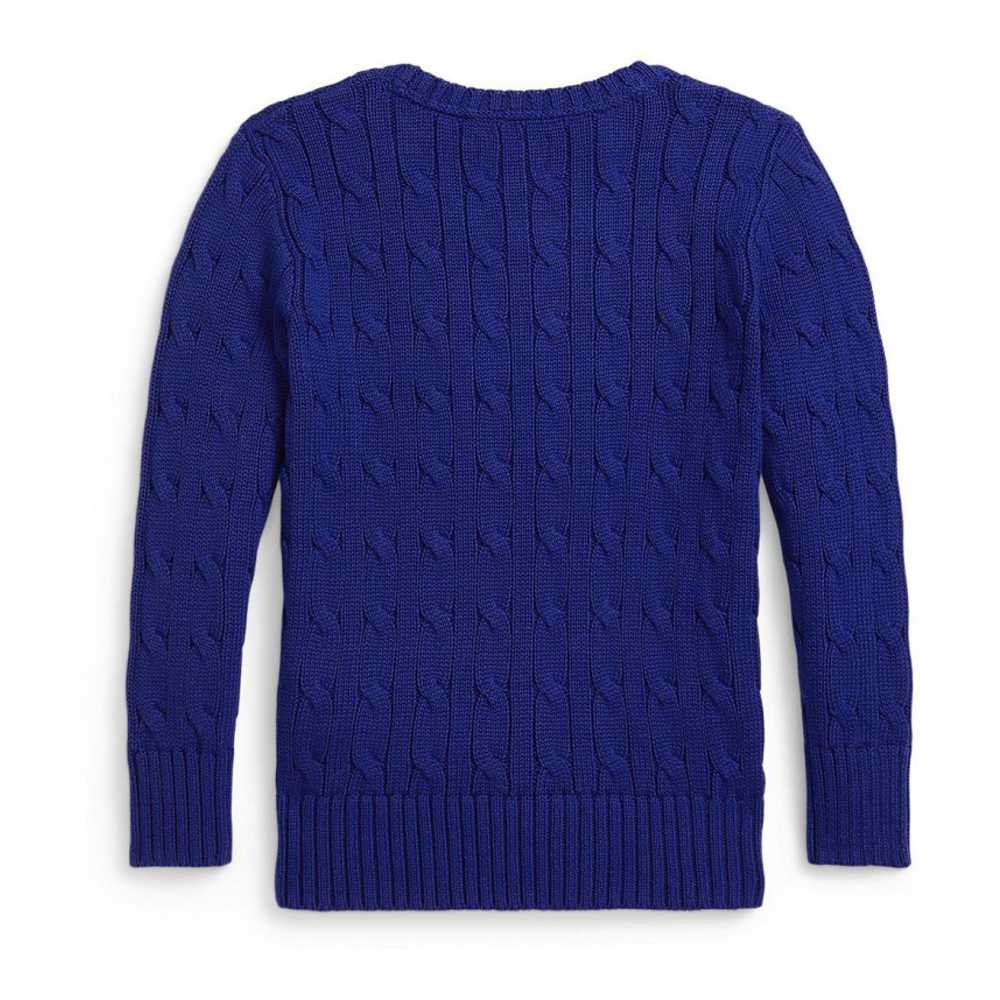 'Cable Knit Cotton Sweater' für Jungen
