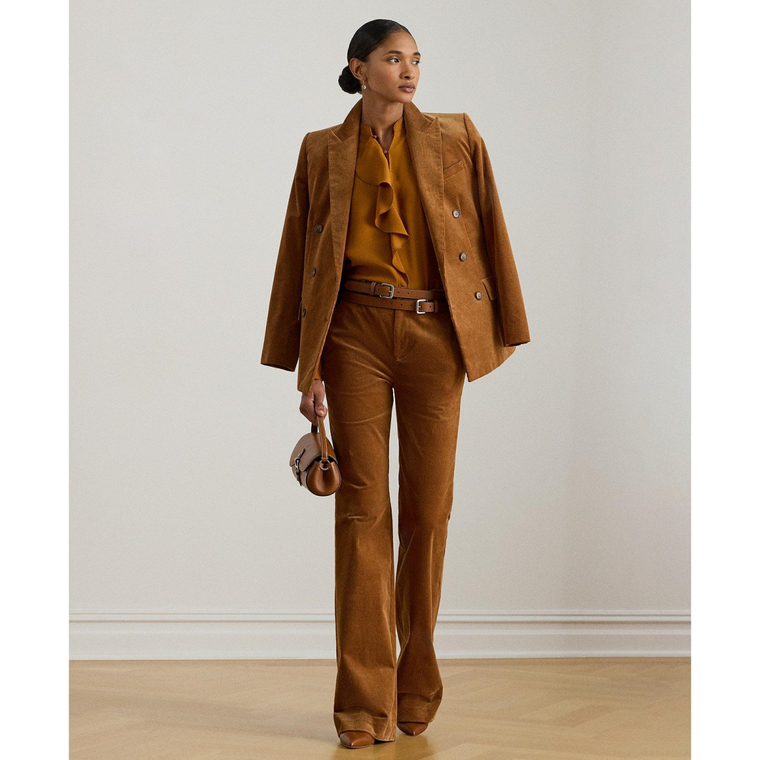 Women's 'Ruffle-Trimmed Georgette Tunic'