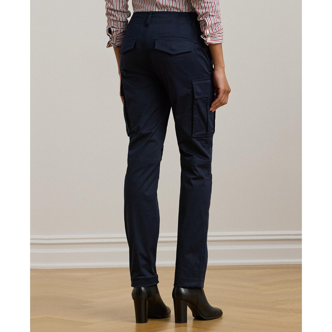 'Cotton Sateen Cargo Pant' pour Femmes