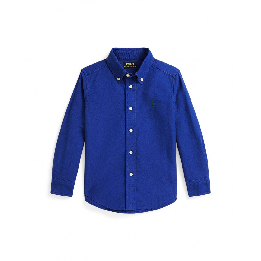 'Garment-Dyed Cotton Oxford Shirt' für Jungen