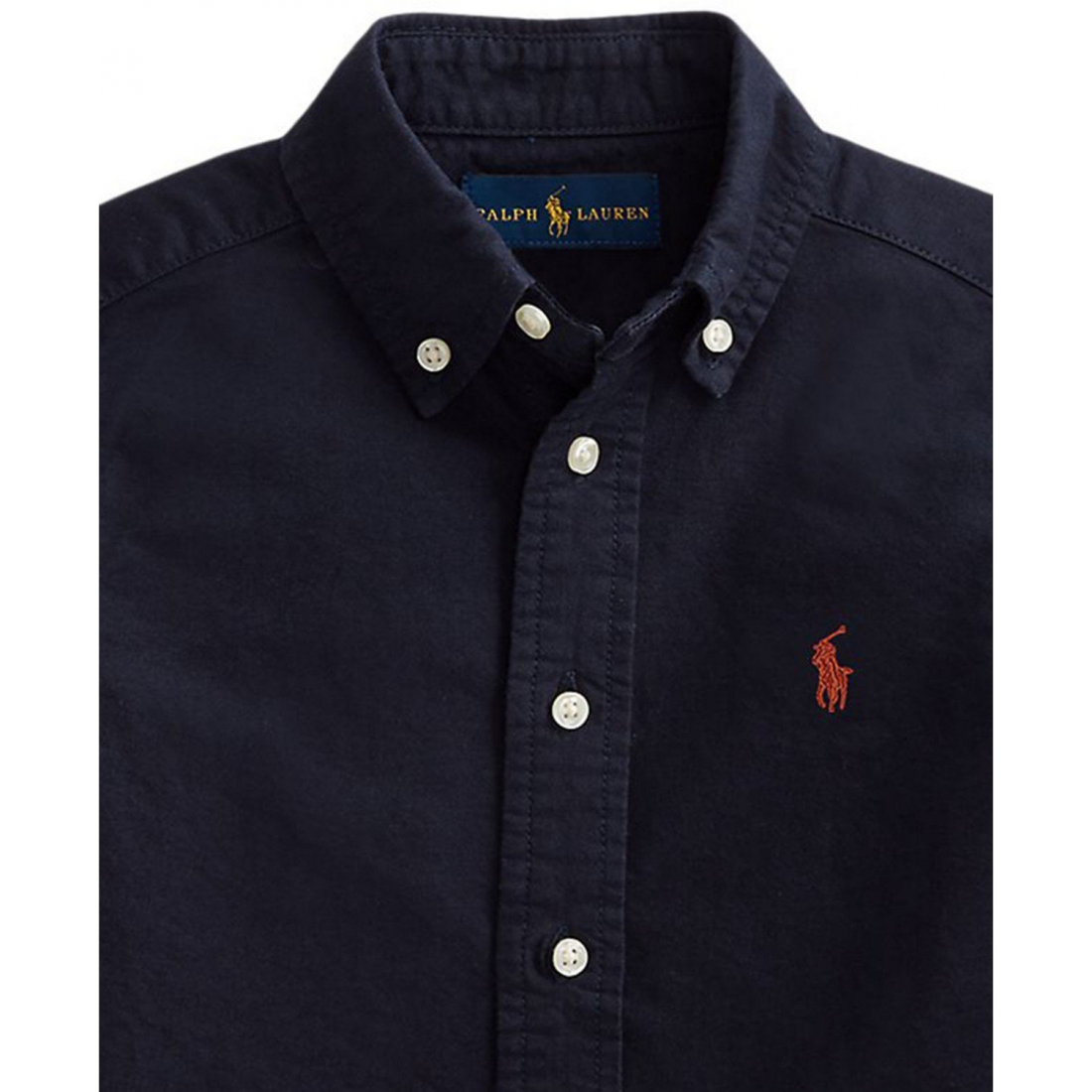 'Garment-Dyed Cotton Oxford Shirt' für Jungen