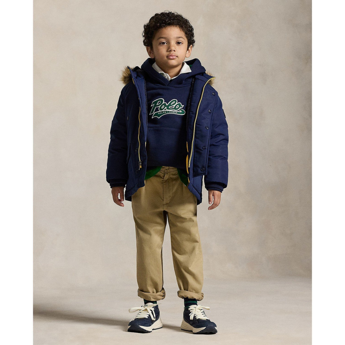 'Faux-Fur-Trim Down Parka' für Jungen
