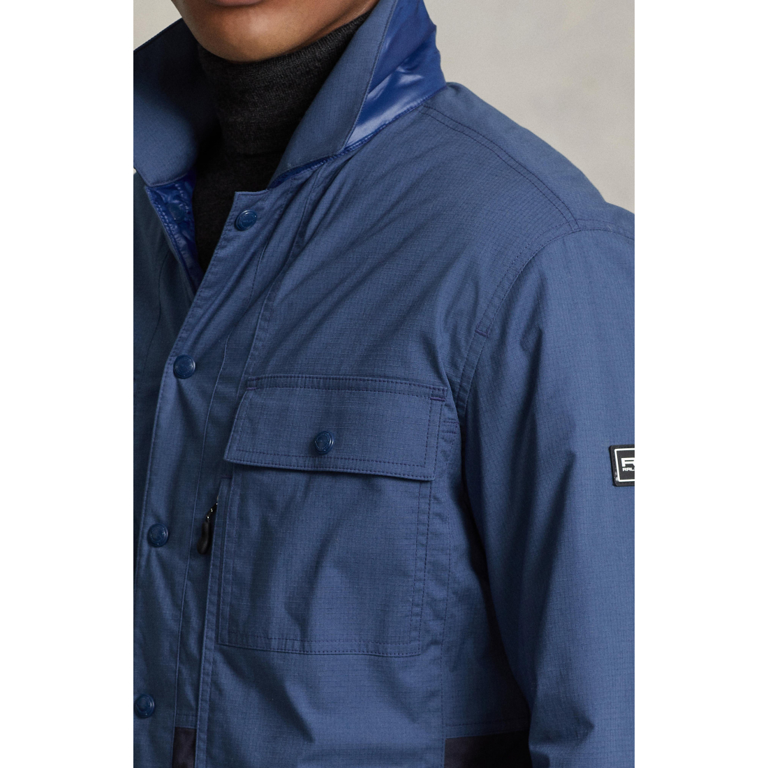 'James Reversible Ripstop Quilted Shirt Jacket' pour Hommes