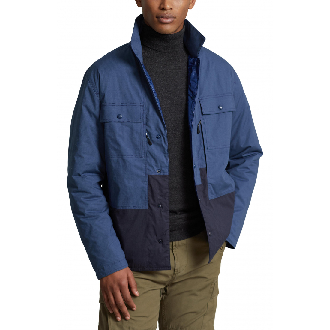 'James Reversible Ripstop Quilted Shirt Jacket' pour Hommes