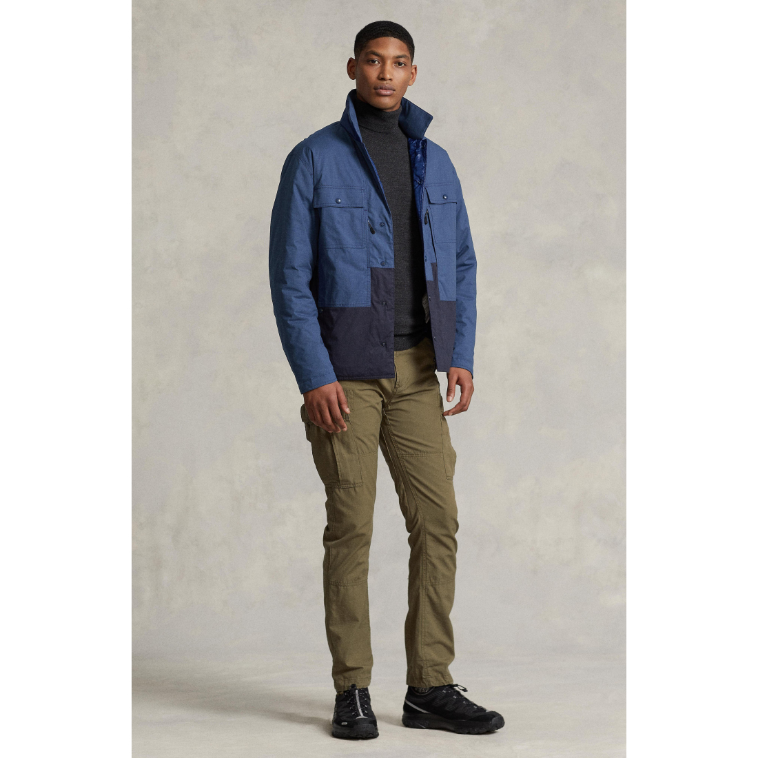 'James Reversible Ripstop Quilted Shirt Jacket' pour Hommes