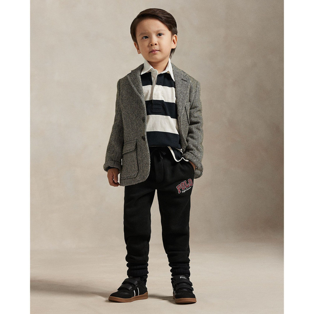 'Striped Rugby T-Shirt' pour Garçons