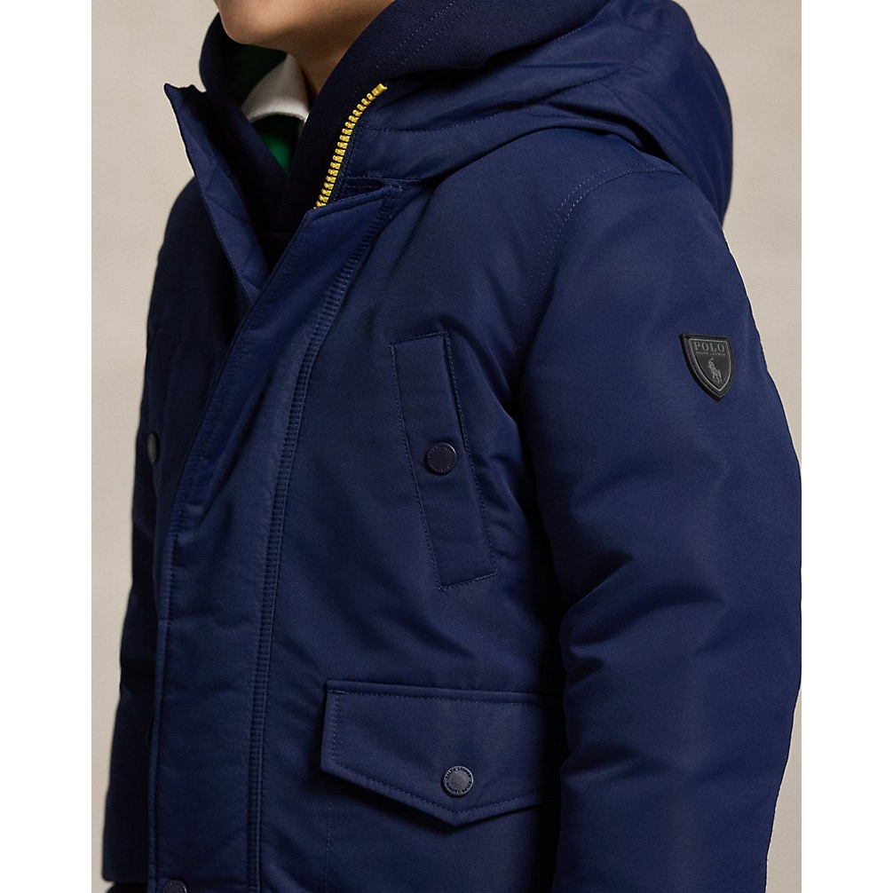 'Faux-Fur-Trim Down Parka' pour Garçons