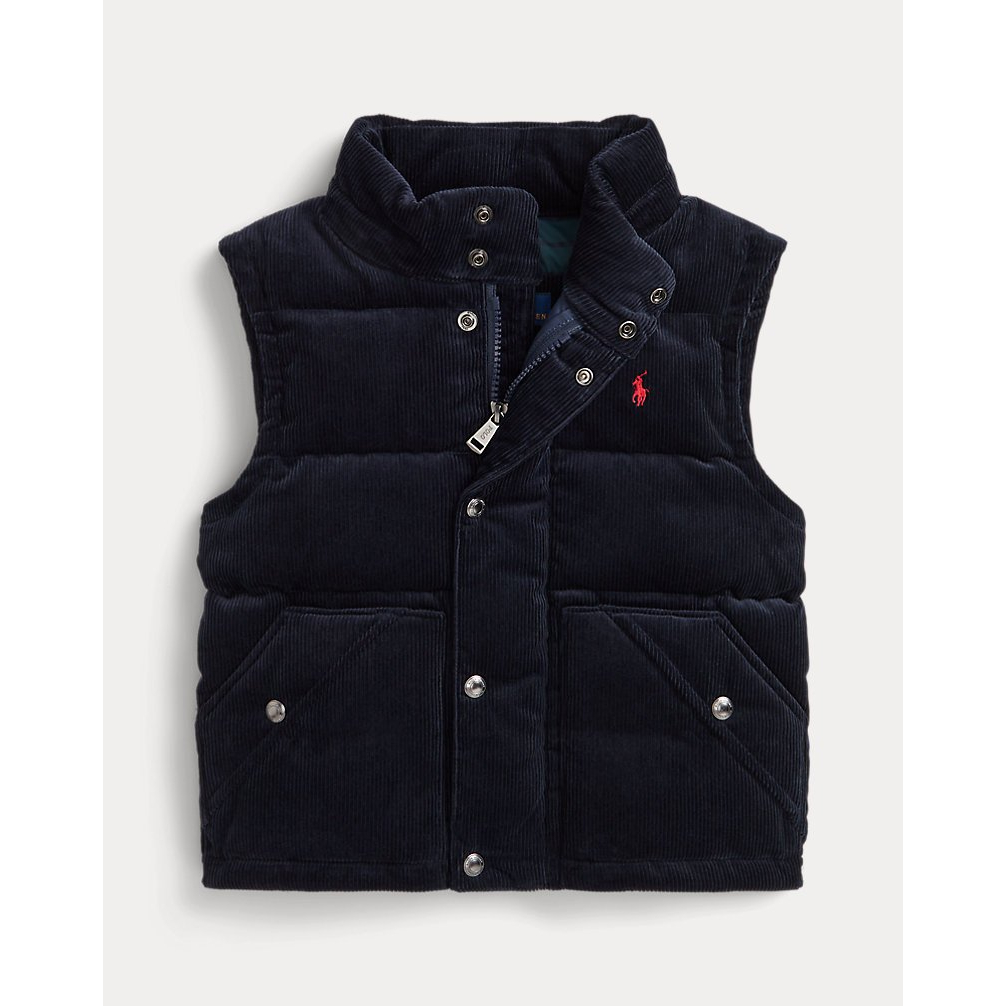 'Convertible Corduroy Down Jacket' pour Garçons