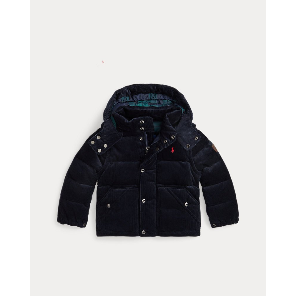 'Convertible Corduroy Down Jacket' pour Garçons