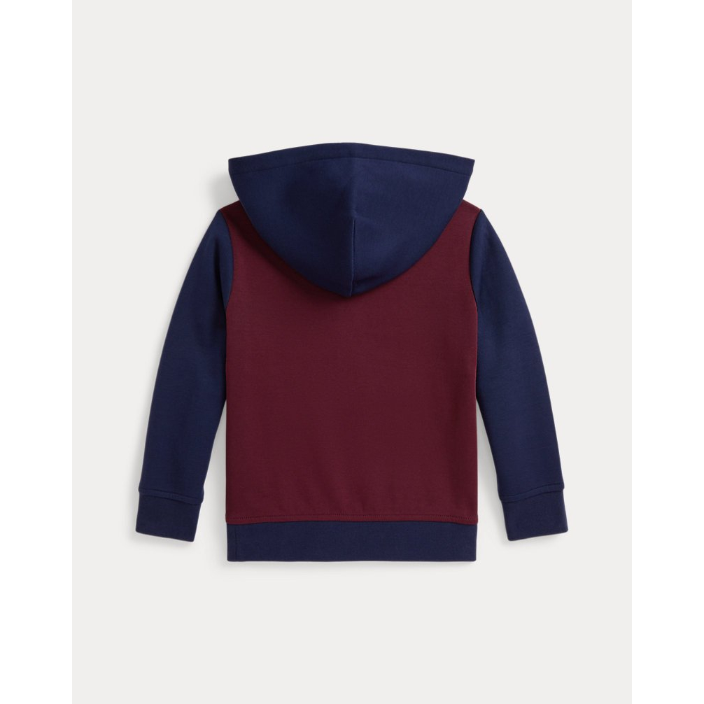 'Logo Double-Knit Half-Zip Hoodie' pour Garçons