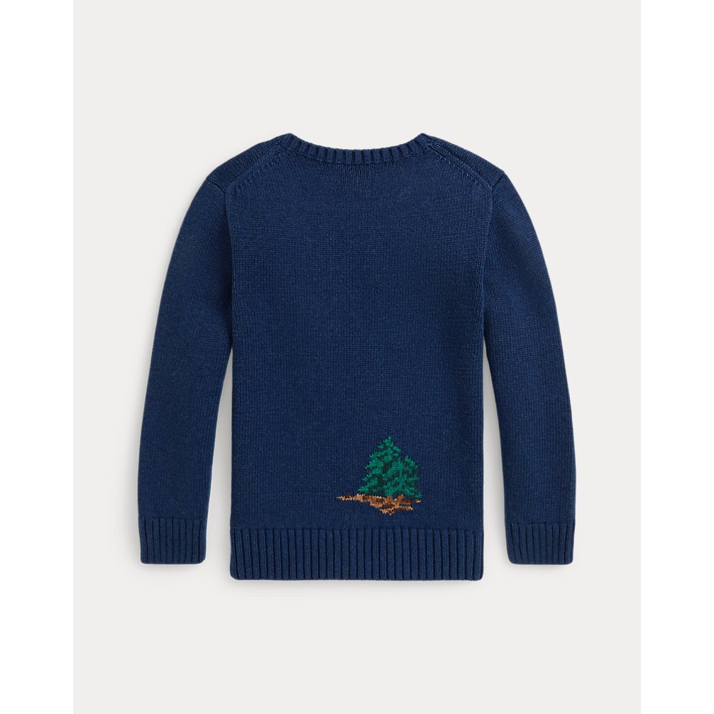 'Cabin-Intarsia Cotton-Wool Sweater' für Jungen