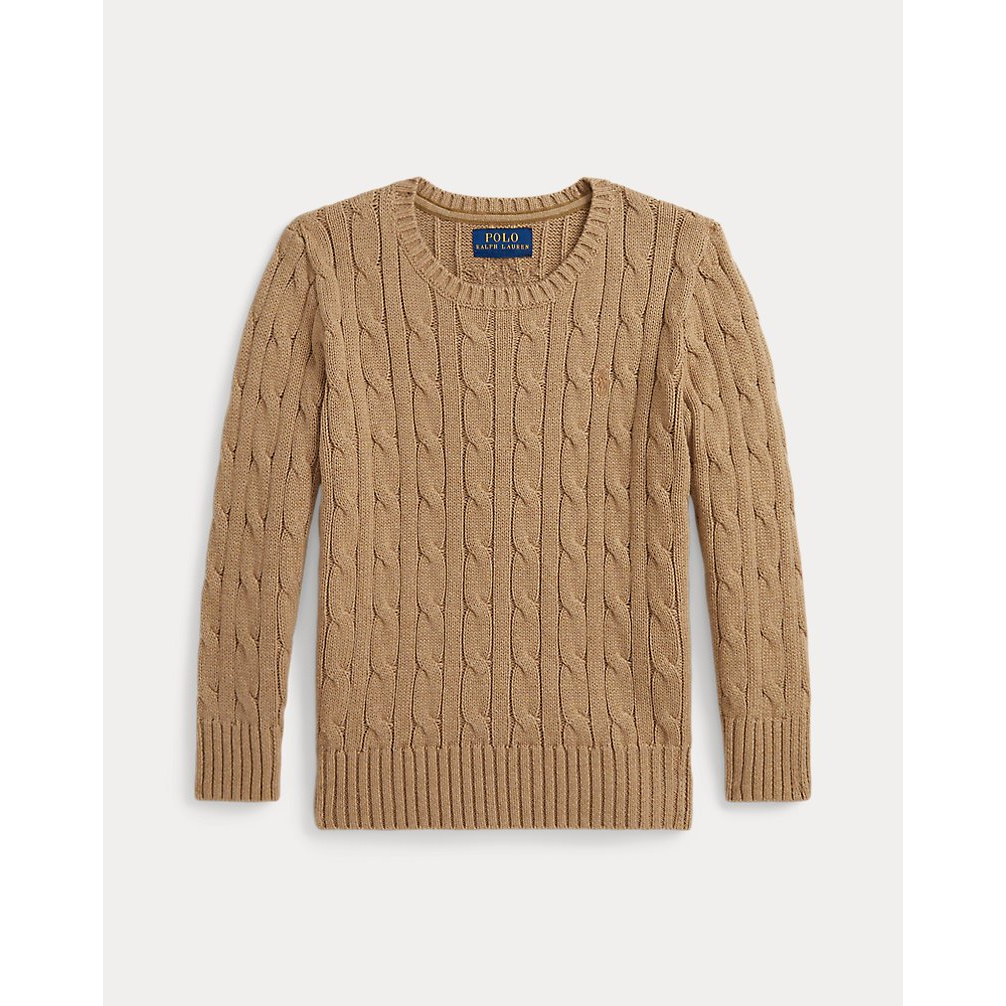 'Cable-Knit Cotton Sweater' für Jungen