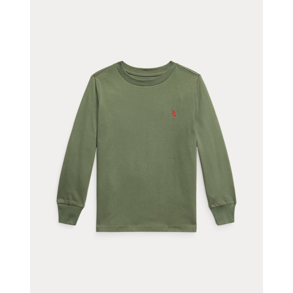 'Cotton Jersey Long-Sleeve Tee' für Jungen