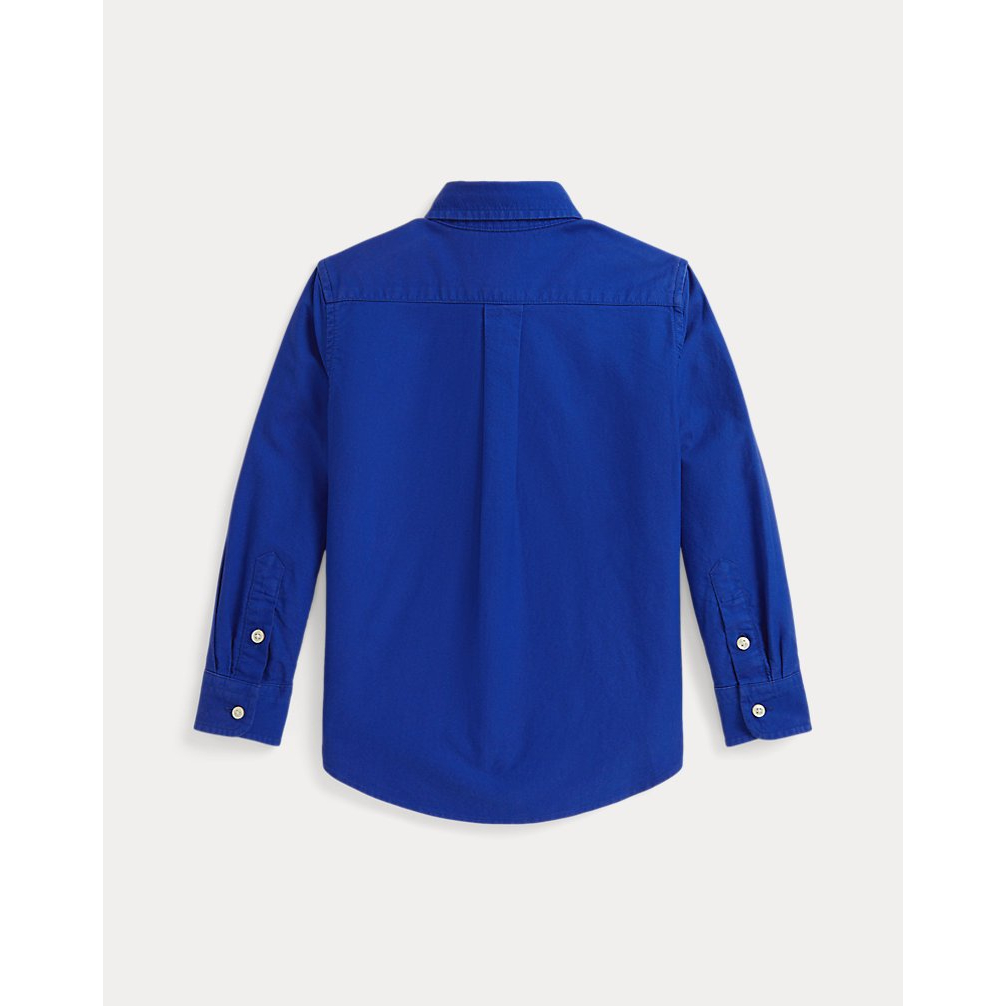 'Garment-Dyed Cotton Oxford Shirt' für Jungen