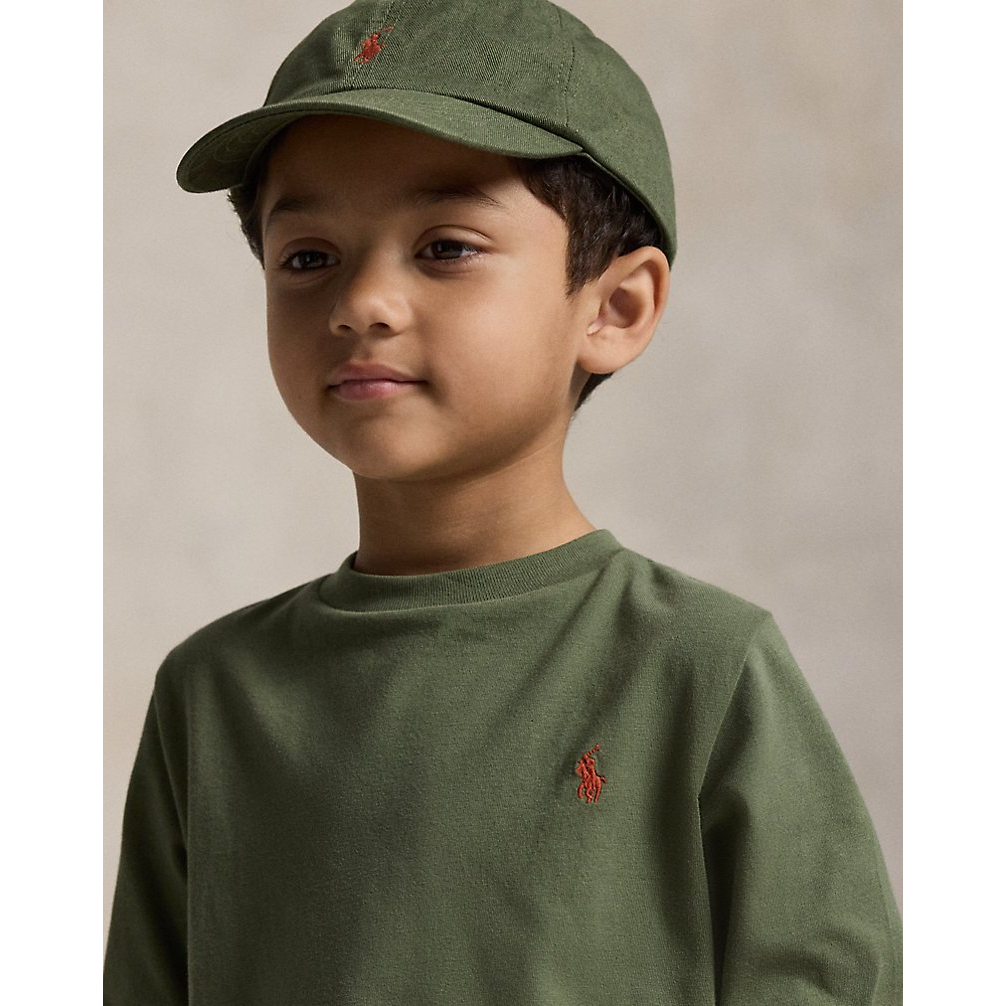 'Cotton Jersey Long-Sleeve Tee' für Jungen