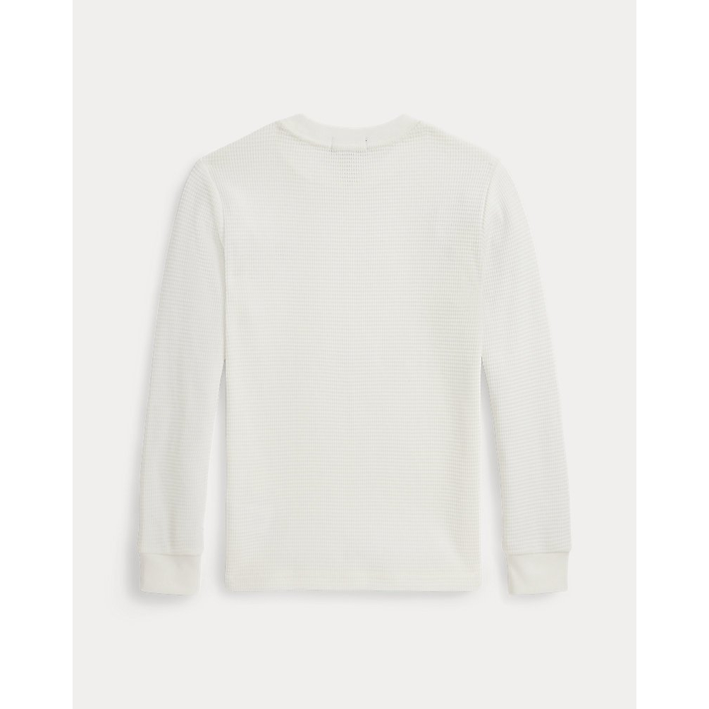 Boy's 'Waffle-Knit Cotton Long-Sleeve Tee'