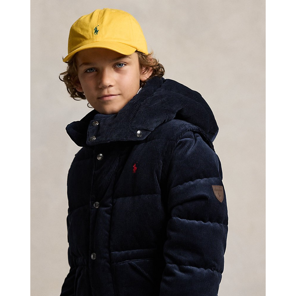 'Convertible Corduroy Down Jacket' für Jungen