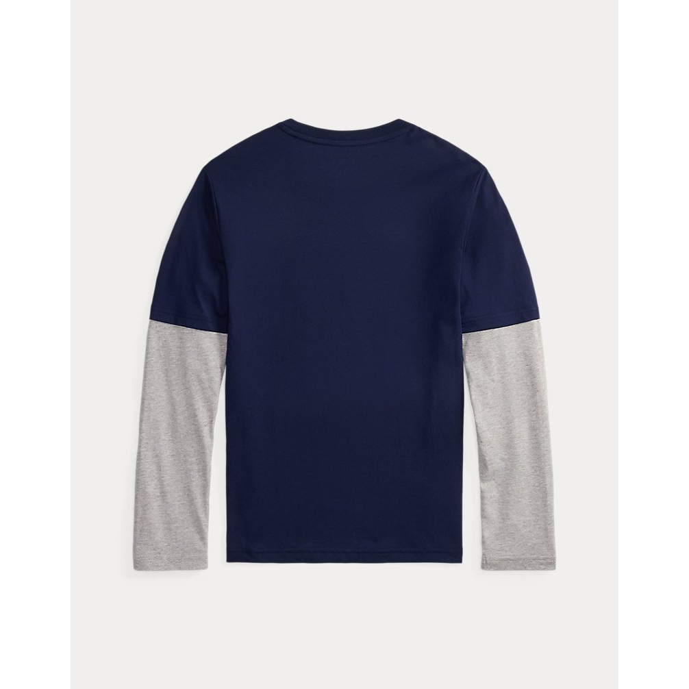 'Logo Cotton Layered-Effect Tee' für Jungen