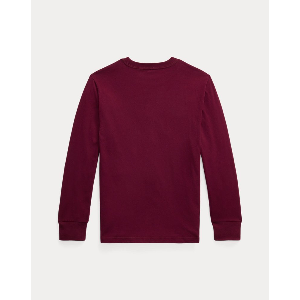 'Cotton Jersey Long-Sleeve Tee' pour Garçons
