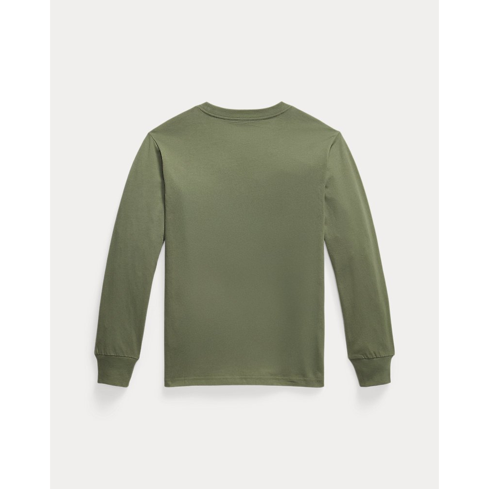 'Cotton Jersey Long-Sleeve Tee' pour Garçons