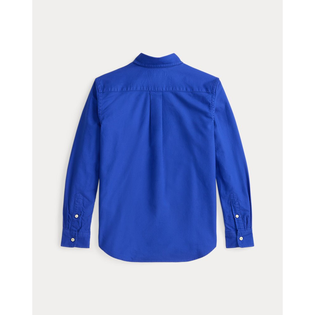 'Garment-Dyed Cotton Oxford Shirt' für Jungen