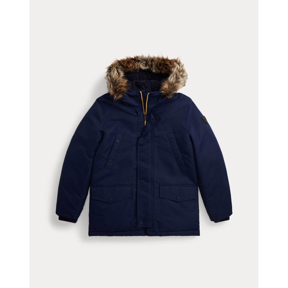 'Faux-Fur-Trim Down Parka' für Jungen