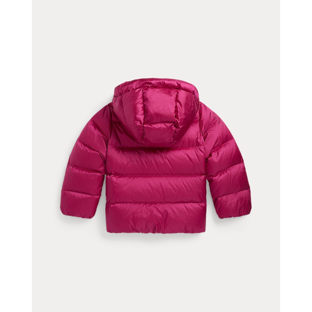 'Metallic Down Hooded Jacket' pour Filles