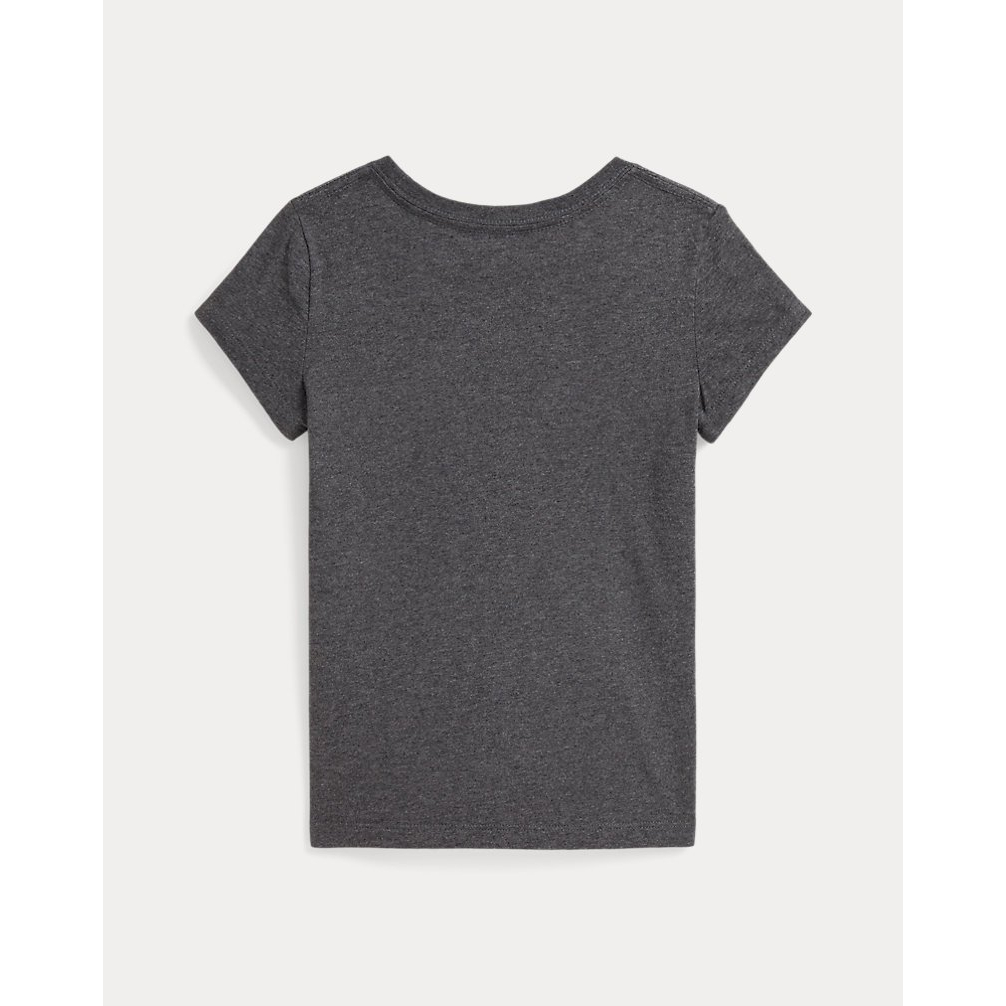 Girl's 'Cotton Jersey Letterman Tee'