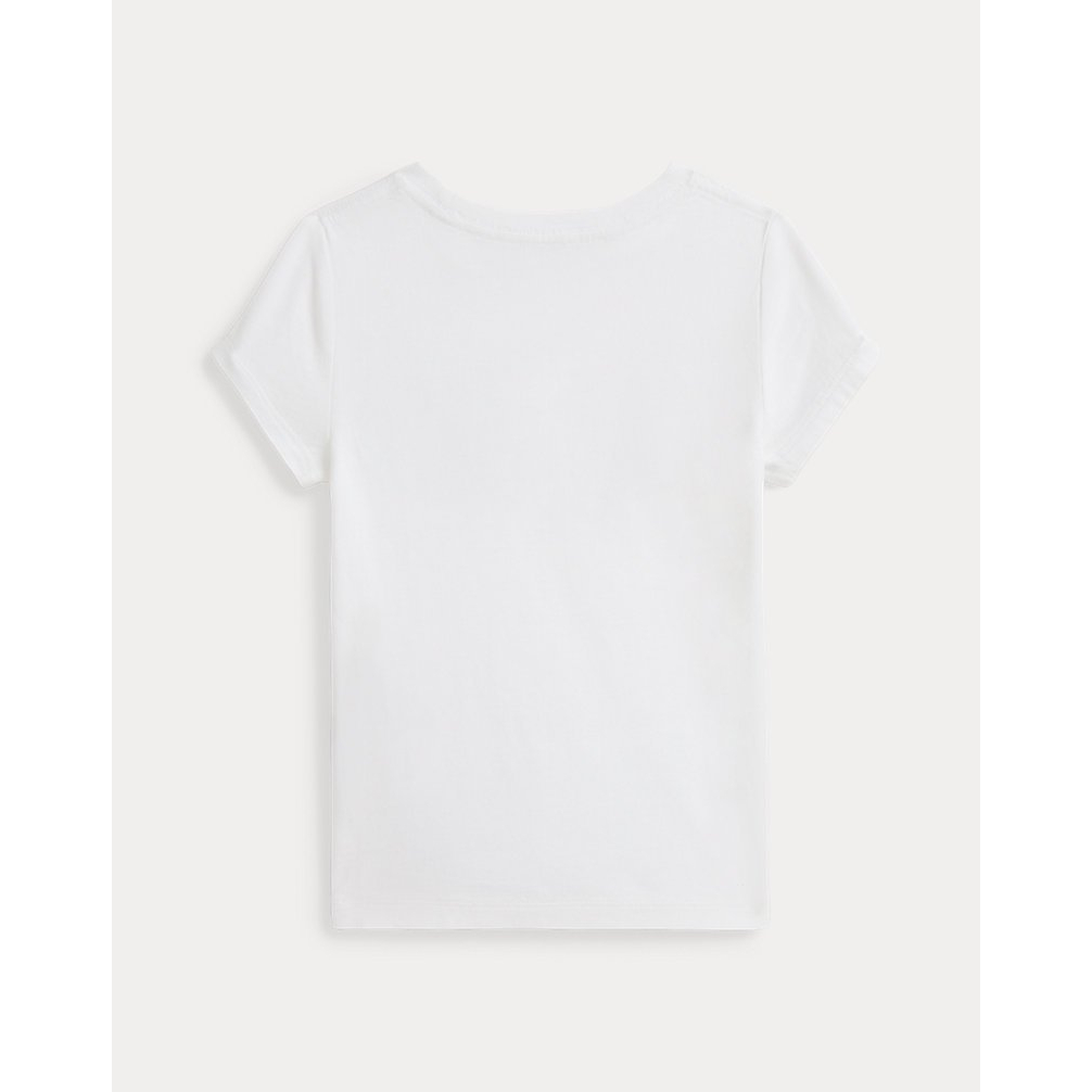 'Logo Cotton Jersey Tee' pour Filles