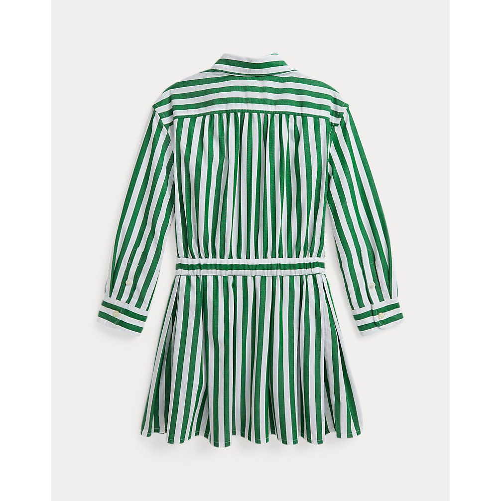'Striped Cotton Poplin Shirtdress' für Mädchen