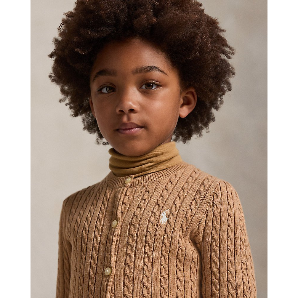 'Mini-Cable Cotton Cardigan' pour Filles