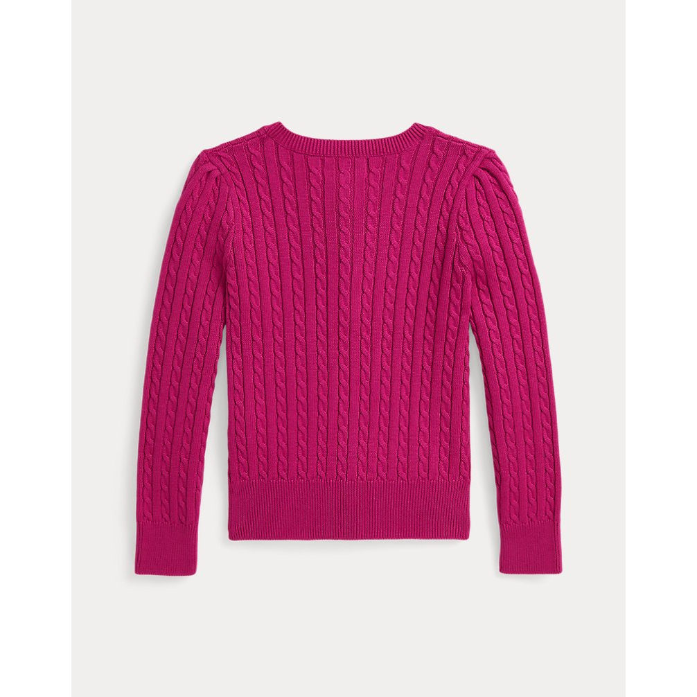 'Mini-Cable Cotton Cardigan' pour Filles