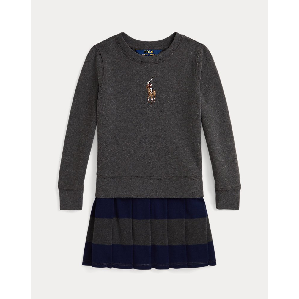 'Big Pony Fleece Sweatshirt Dress' pour Filles