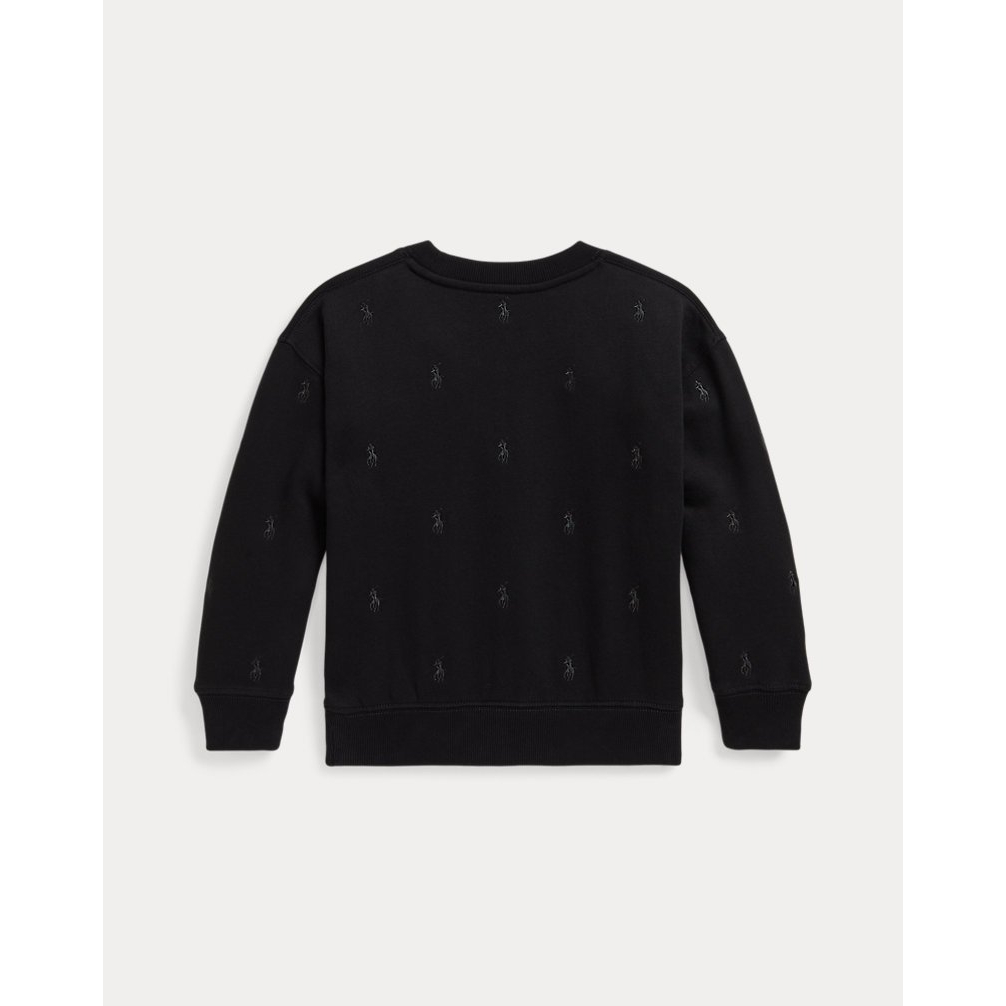 Girl's 'Polo Pony Fleece Sweatshirt'