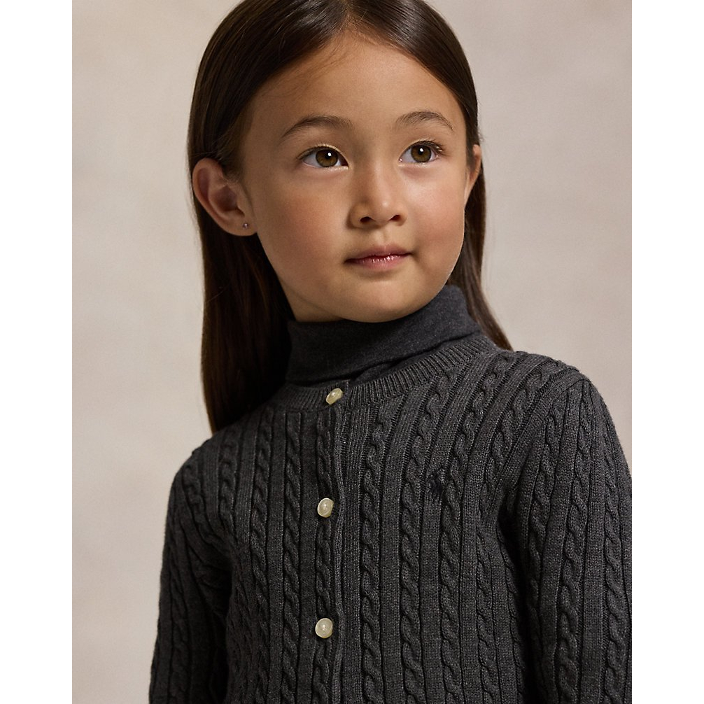 'Mini-Cable Cotton Cardigan' pour Filles