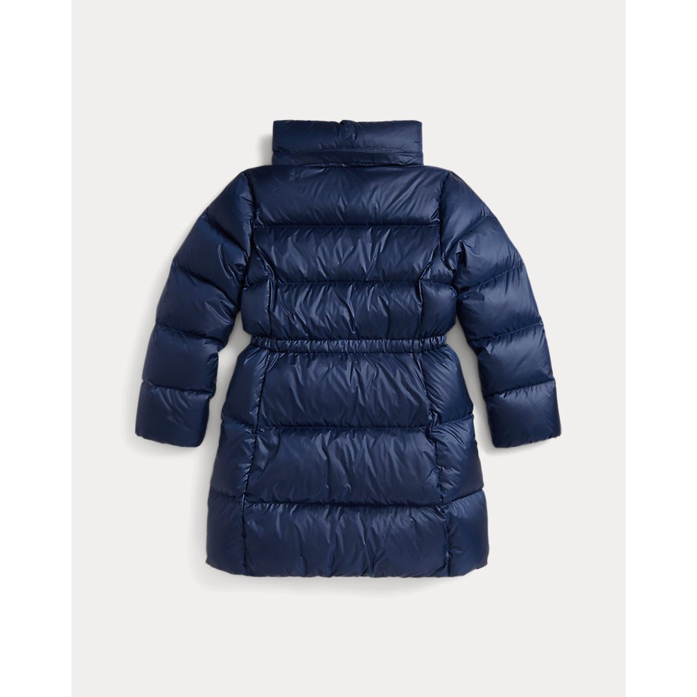 Girl's 'Down Hooded Long Jacket'