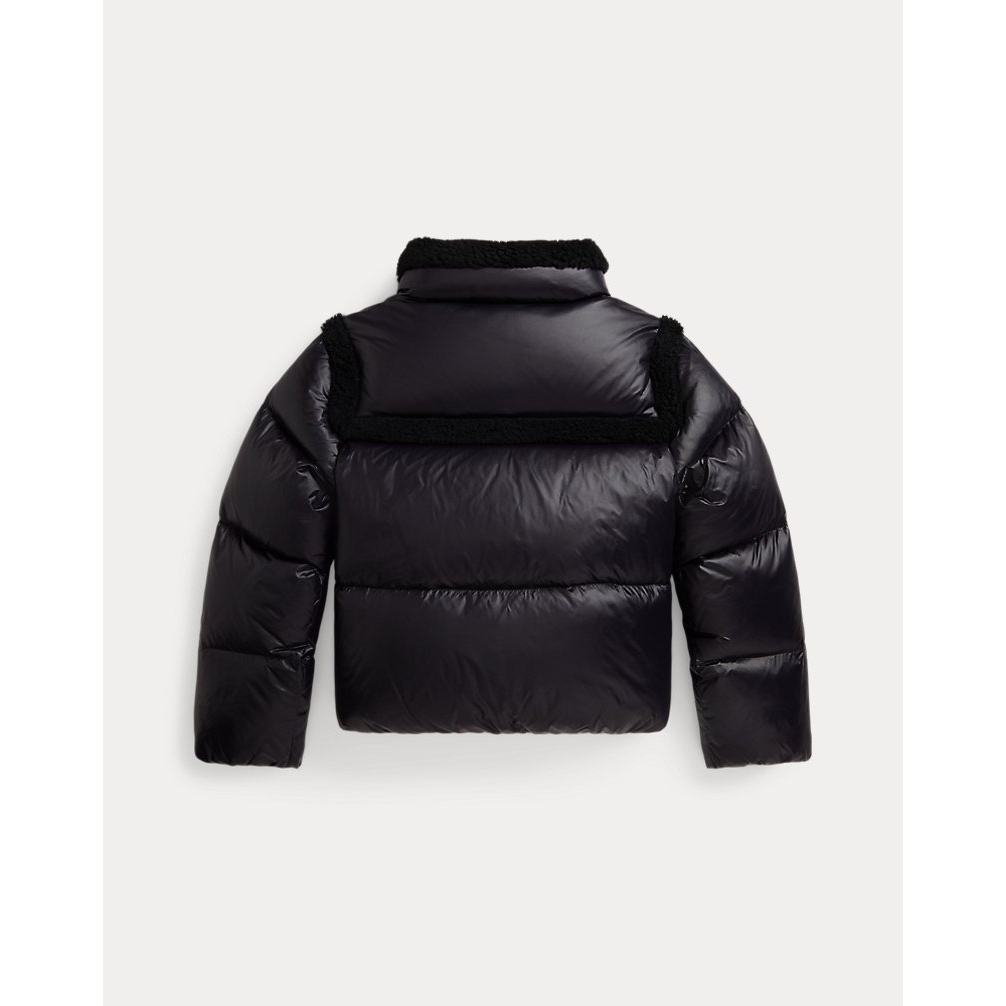 'Teddy Fleece–Trim Down Boxy Jacket' für Mädchen